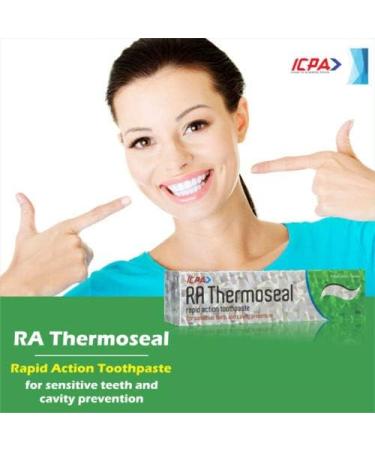 RA Thermoseal Rapid Action Toothpaste for Sensitive Teeth 100gm - Fast Relief & Protection - International Shipping Available - Buy Online on GoSupps.com