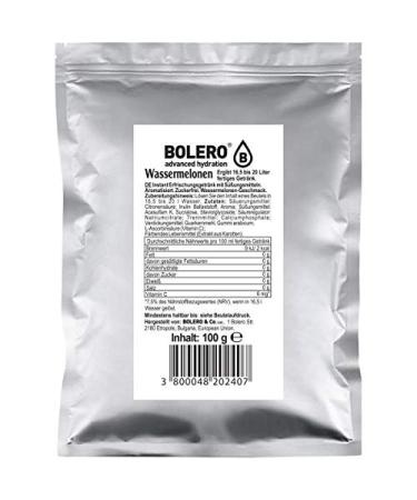 Bolero Bolero Powdered beverages 100 g bag (watermelon)