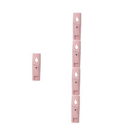NOLITOY 5pcs Hydrating Beauty Instrument Steamer Face Portable Mister Face Steamer for Facial Pink Abs 10.00X3.00X3.00CMx5pcs