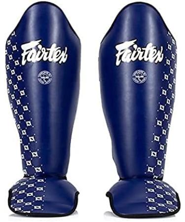 Fairtex SP5 Muay Thai Shin Guards | High-Quality Lightweight Protection for Men Women & Children | Durable Shin Pain Relief for Training & Sparring in Blue - Buy Online on GoSupps.com