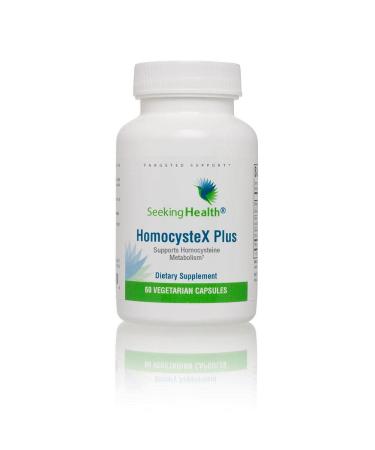 Seeking Health HomocysteX Plus, 60 Capsules, Vitamin B Complex, Active B-Complex Vitamins, Homocysteine Level, MTHFR Gene-Mutation Support, Healthy Methylation Processes, Support Cognitive Health*