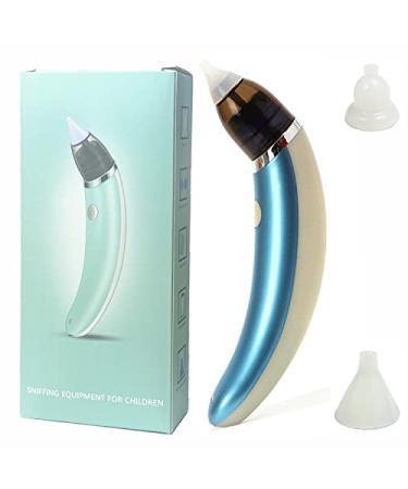 Blue Color USB Rechargeable Baby Nasal Aspirator Nose Suction Cleaner Safe Hygienic for Newborns