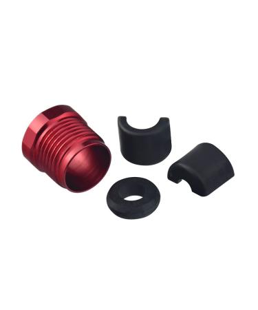HuthBrother 277001729 Aluminum Cable Lock Nut Kit, Compatible with Sea Doo 277001627 277000052 277000784, Fits Model RXT RXP GTR GS GTI LE GSX GTS GTX RFI HX RX DI Red