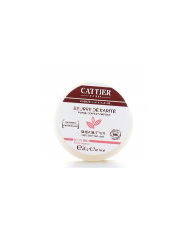 Cattier beurre de karit 100% bio 20g