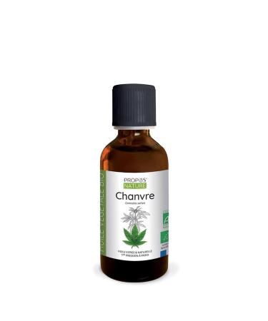 Organic Hemp Oil - 100% Pure and Natural - 50 ml PROPOS'NATURE