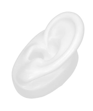 Ear Display Model Silicone Ear Model Silicone Material for Hearing Aids Wearing(Left)