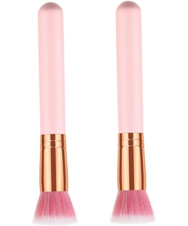 DRESSOOS 2pcs Cosmetics Brush Makeup Brishes Highlighter Brush Concealer Brush Makeup Brushs Wooden - Buy Online on GoSupps.com