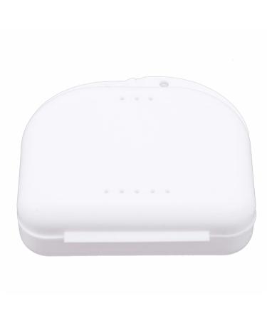 FlyBloom Mini tooth-clip-storage box Storage box for dentistry storage containers for orthodontic teeth (white)