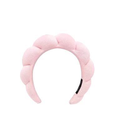 JetlagClock Spa Headband - Padded Soft Hairband for Women - Non Slip Hair Accessory - Pink - Buy Online on GoSupps.com