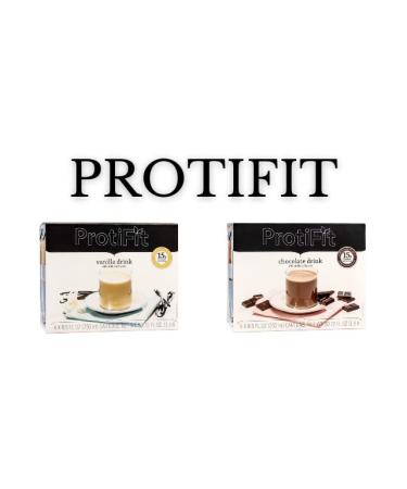 PROTIFIT - 6 Pack High Protein Ready to Drink 15g Protein Low Calorie Low Fat Low Carb Low Sugar Gluten Free Ideal Protein Compatible 6 Servings Per Box (Vanilla) - Buy Online on GoSupps.com