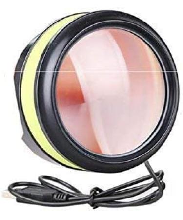 USB Handheld Glass 5X Hd Lens with 4 Led Lights Large Hand Free Illuminated Lightweight for Reading Hobbies Small Magnifier Good Times - Buy Online on GoSupps.com