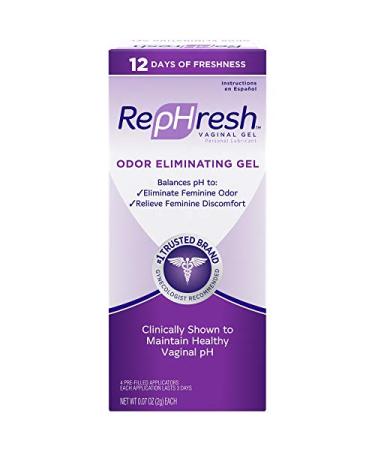 RepHresh Odor Eliminating Vaginal Gel - 4ct (0.07oz) | Freshness & Comfort - Buy Online on GoSupps.com