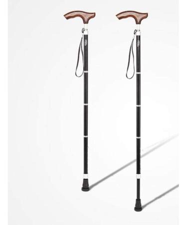 Telescopic Non Slip Crutches Folding Cane Wood Handle Adjustable Crutches Walking Sticks rollator walker Durable Mobility Aid for Arthritis Elderly Seniors & Handicap (Size : Black) The New Warm as - Buy Online on GoSupps.com
