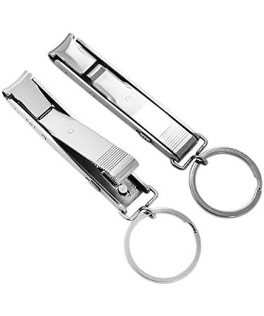 UNbit Nail Clipper Adult Nail Scissors Stainless Steel Silver Nail Scissors 90 * 12mm Stainless Steel Folding Nail Clippers - Buy Online on GoSupps.com