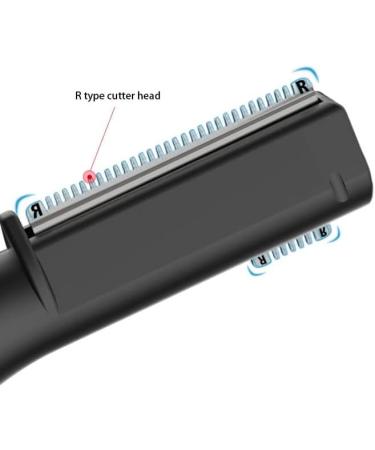 Portable Eyebrow Shaper Trimmer Kit - Double-Sided Cutter Head & Pencil Hair Remover for Effortless Eyebrow Grooming - Black - Ship Internationally - Buy Online on GoSupps.com