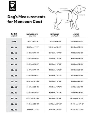 Hurtta Monsoon Eco Hundelegenmantel | Waterproof Dog Rain Jacket with Reflectors | 100% Recycled Material | Red 30cm - Buy Online on GoSupps.com