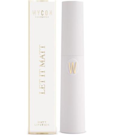 WYCON Cosmetics LET IT MATT Long-lasting matte lipstick for velvety intense lips - 04 MULLED WINE - Buy Online on GoSupps.com