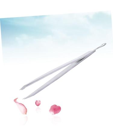 minkissy 1pc Eyebrow Clip Stainless Steel Eyebrow Eyelash Makeup Lash Cluster Eyelashes Tweezer Multifunction Eyelash Curler medium Silver - Buy Online on GoSupps.com