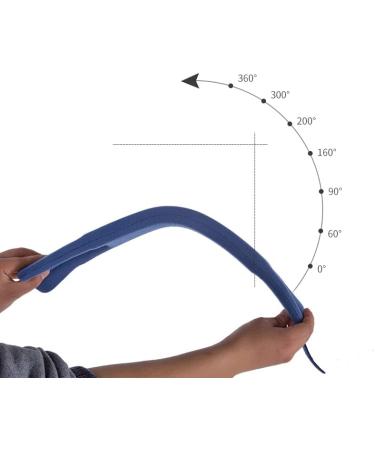 Shop RKNYC Adjustable Neck Support | Soft Sleep Aid for Cervical Spine Relief | Universal Blue L - Buy Online on GoSupps.com