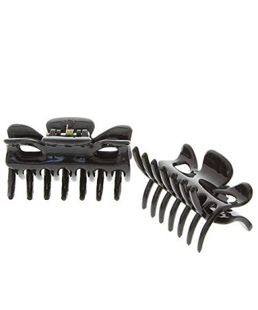 Hair clips section clips gripping clips wave riders for long hair black medium