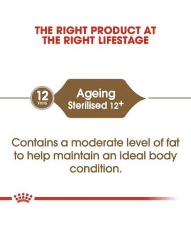 Royal Canin Senior Ageing Sterilised 12+ Adult Dry Cat Food 4kg 4 kg (Pack of 1) - Buy Online on GoSupps.com