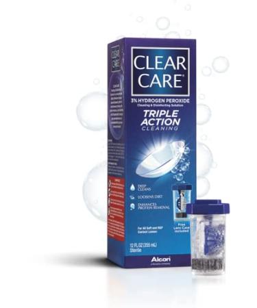 Clear Care Triple Action Cleaning & Disinfecting Solution - Buy Packs and Save (Pack of 2)