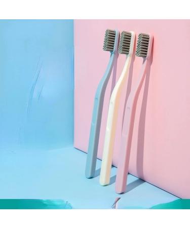 Pack of 3 Matt Texture Adult Toothbrushes - Nylon Bristles & Large Brush Head Hard Bristles - Ideal for Effective Oral Care - Buy Online on GoSupps.com