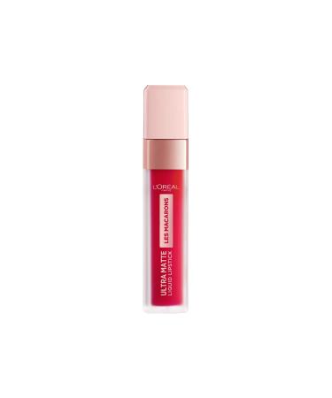 L'Oreal Cosmetics Les Macarons Matte Liquid Lipstick 828 Framboise Frenzy 31 g 828 Framboise Frenzy 31 g (Pack of 1)