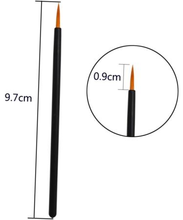 Hemoton 200 Pcs Eye Makeup Tools Lip Liner Marker Eyeliner Smudge Brush Small Eyeliner Brush Gold Eyeliner - Buy Online on GoSupps.com