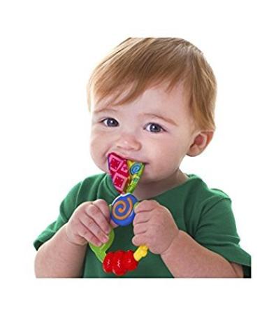 N by 006328 Multi-Colored Bite Ring - Ideal Teething Toy for Infants | International Shipping Available - Buy Online on GoSupps.com