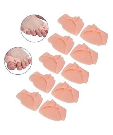 Allesoky Bunion Corrector Toe Alignment Tool - 5 Pairs | Soft Gel Separators for Foot Pain Relief, Toe Straightener Pads & Forefoot Support - Buy Online on GoSupps.com