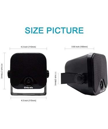 Herdio Marine Radio MP3 USB AM FM Stereo with Bluetooth + 4 Weather-Proof Speakers - Buy Online on GoSupps.com