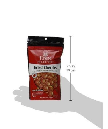 Eden Foods Dried Montmorency Tart Cherries - 4 oz (113 g) | Premium Natural Snack - Buy Online on GoSupps.com