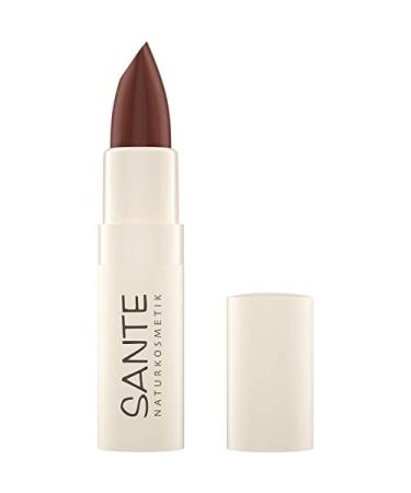 Sante natural cosmetics Moisture Lipstick 08 Rich Cacao lipstick transparent to intense colors with hyaluronic acid delicate nourishing & gently protecting 4 5G 08 Rich Cacao 1 piece (1 Pack) - Buy Online on GoSupps.com