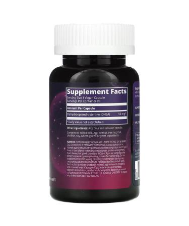 MRM DHEA 50mg - 90 Vegan Capsules for Hormonal Balance & Wellness - Buy Online on GoSupps.com