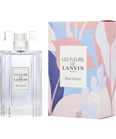 LES FLEURS DE LANVIN BLUE ORCHID by Lanvin - EDT SPRAY 3 OZ - WOMEN