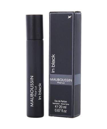 MAUBOUSSIN POUR LUI IN BLACK by Mauboussin - EAU DE PARFUM TRAVEL SPRAY 0.7 OZ - MEN