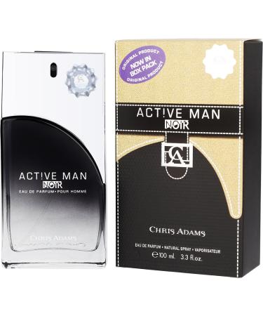 CHRIS ADAMS ACTIVE MAN NOIR by Chris Adams - EAU DE PARFUM SPRAY 3.4 OZ - MEN