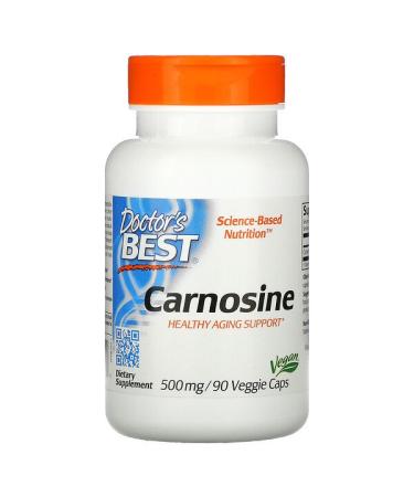 Doctor's Best Carnosine 500 mg 90 Veggie Caps