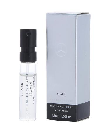 MERCEDES-BENZ SILVER by Mercedes-Benz - EDT SPRAY 0.05 OZ VIAL - MEN
