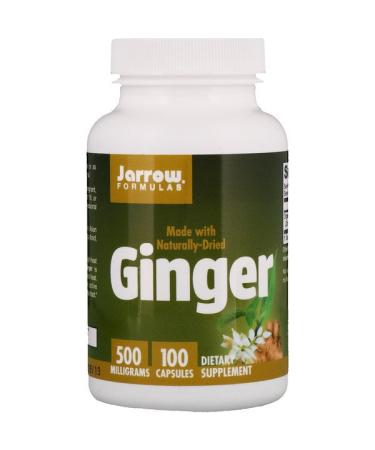 Jarrow Formulas Ginger 500 mg 100 Capsules