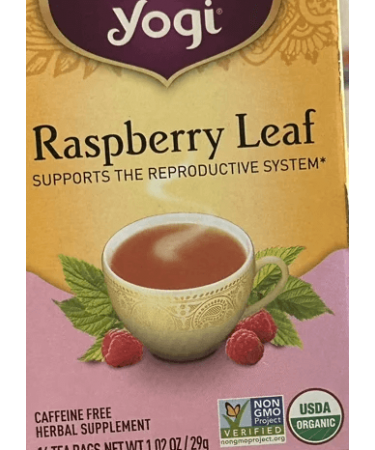 Yogi Tea - Raspberry Leaf Tea (4 Pack) - Supports the Reproductive System - Uterus Support for Pregnancy and Menstruation - Caffeine Free - 64 Organic Herbal Tea Bags