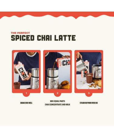 Say When Beverages Organic Spicy Chai Concentrate 12 Count of 946ml - Buy Online on GoSupps.com