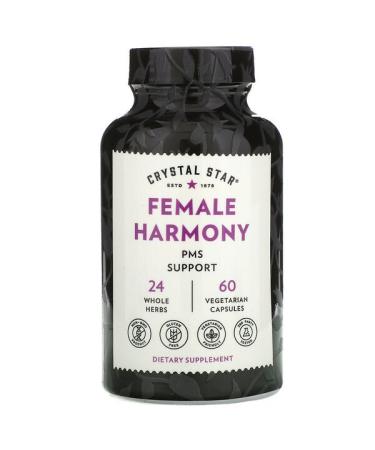 Crystal Star Female Harmony PMS Support  60 Vegetarian Capsules