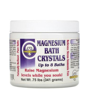 Health and Wisdom Magnesium Bath Crystals .75 lbs (341 g)