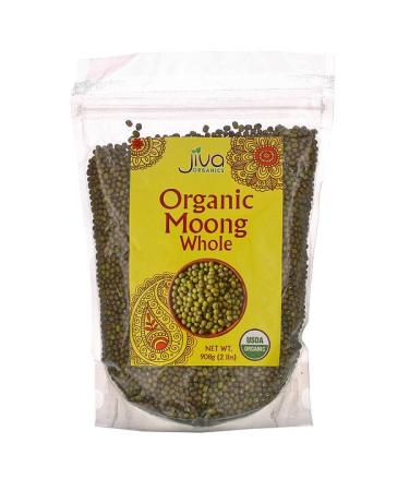 Jiva Organics Organic Moong Whole 2 lbs (908 g)