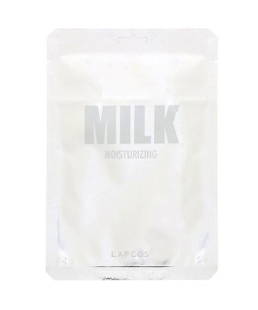 Lapcos Milk Sheet Beauty Mask Moisturizing  1 Sheet 1.01 fl oz (30 ml)