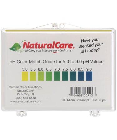 NaturalCare pH Test Strips 100 Strips