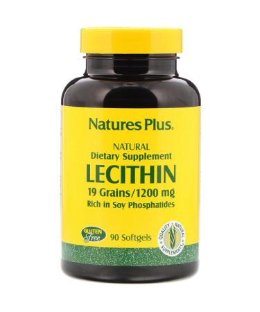 Nature's Plus Lecithin 1200 mg 90 Softgels