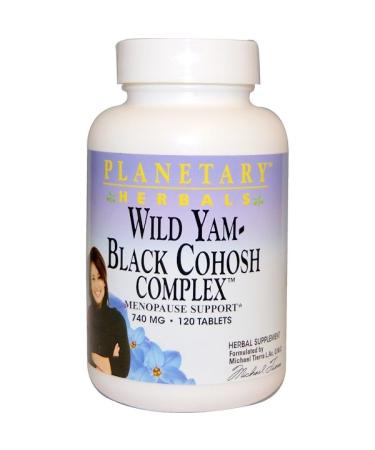 Planetary Herbals Wild Yam - Black Cohosh Complex 740 mg 120 Tablets